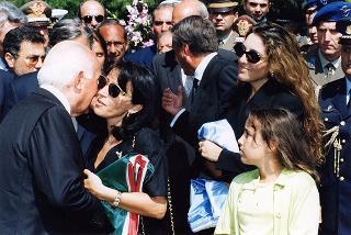 Pontecagnano (Salerno): intervento del Presidente della Repubblica ai funerali del ten. col. Carmine Calò, deceduto nel corso dello svolgimento di una missione di pace dell'ONU in Afghanistan