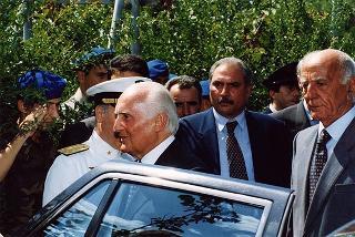 Pontecagnano (Salerno): intervento del Presidente della Repubblica ai funerali del ten. col. Carmine Calò, deceduto nel corso dello svolgimento di una missione di pace dell'ONU in Afghanistan