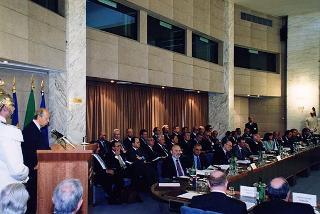 Roma, Ministero degli affari esteri, Farnesina: intervento del Presidente della Repubblica all'apertura della Conferenza degli ambasciatori italiani nel mondo