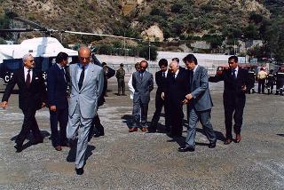 Visita del Presidente della Repubblica nelle Isole Eolie - Lipari