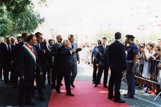 Visita del Presidente della Repubblica nelle Isole Eolie - Lipari