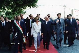 Visita del Presidente della Repubblica nelle Isole Eolie - Lipari