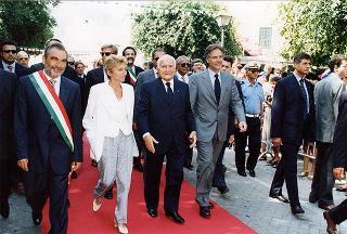 Visita del Presidente della Repubblica nelle Isole Eolie - Lipari