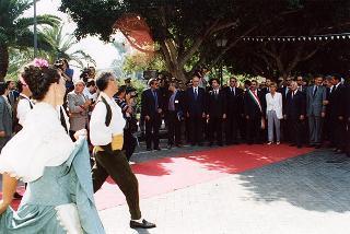 Visita del Presidente della Repubblica nelle Isole Eolie - Lipari