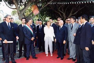 Visita del Presidente della Repubblica nelle Isole Eolie - Lipari