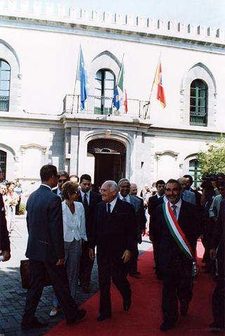 Visita del Presidente della Repubblica nelle Isole Eolie - Lipari