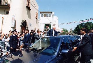 Visita del Presidente della Repubblica nelle Isole Eolie - Lipari