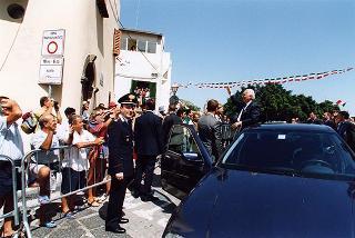 Visita del Presidente della Repubblica nelle Isole Eolie - Lipari