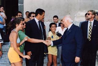 Visita del Presidente della Repubblica nelle Isole Eolie - Lipari