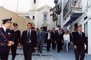 Visita del Presidente della Repubblica nelle Isole Eolie - Lipari
