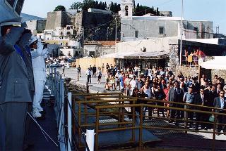 Visita del Presidente della Repubblica nelle Isole Eolie - Lipari