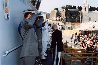 Visita del Presidente della Repubblica nelle Isole Eolie, a S. Marina di Salina