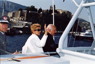 Visita del Presidente della Repubblica nelle Isole Eolie, a S. Marina di Salina