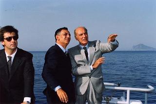 Visita del Presidente della Repubblica nelle Isole Eolie, a S. Marina di Salina