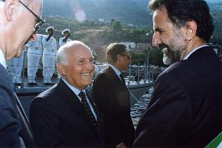 Visita del Presidente della Repubblica nelle Isole Eolie, a S. Marina di Salina