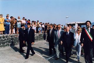 Visita del Presidente della Repubblica nelle Isole Eolie, a S. Marina di Salina