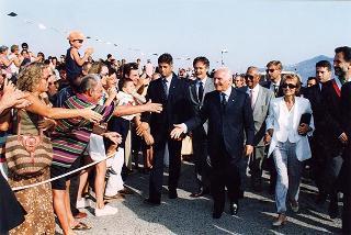 Visita del Presidente della Repubblica nelle Isole Eolie, a S. Marina di Salina