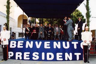 Visita del Presidente della Repubblica nelle Isole Eolie, a S. Marina di Salina