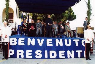 Visita del Presidente della Repubblica nelle Isole Eolie, a S. Marina di Salina