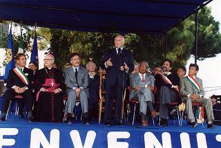 Visita del Presidente della Repubblica nelle Isole Eolie, a S. Marina di Salina