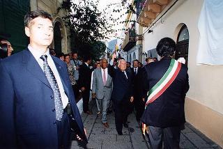 Visita del Presidente della Repubblica nelle Isole Eolie, a S. Marina di Salina