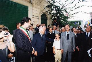 Visita del Presidente della Repubblica nelle Isole Eolie, a S. Marina di Salina