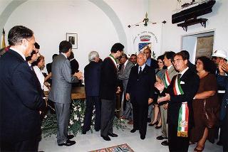 Visita del Presidente della Repubblica nelle Isole Eolie, a S. Marina di Salina