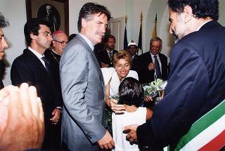 Visita del Presidente della Repubblica nelle Isole Eolie, a S. Marina di Salina