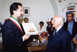 Visita del Presidente della Repubblica nelle Isole Eolie, a S. Marina di Salina