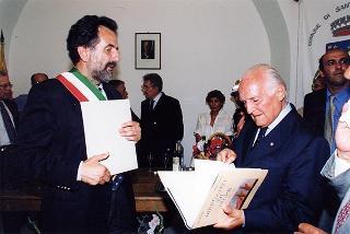 Visita del Presidente della Repubblica nelle Isole Eolie, a S. Marina di Salina