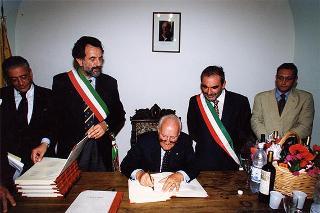 Visita del Presidente della Repubblica nelle Isole Eolie, a S. Marina di Salina