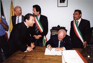 Visita del Presidente della Repubblica nelle Isole Eolie, a S. Marina di Salina