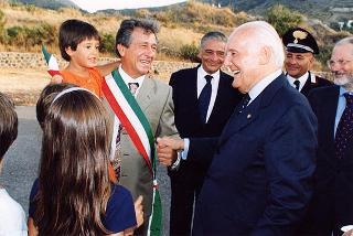 Visita del Presidente della Repubblica nelle Isole Eolie, a S. Marina di Salina