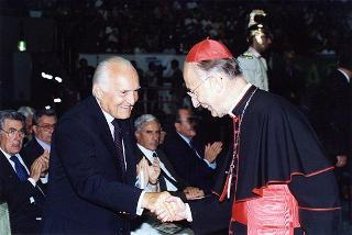 Intervento del Presidente della Repubblica all'incontro nazionale degli adulti di Azione Cattolica tenutosi nella sede del Palazzo dello Sport a Roma