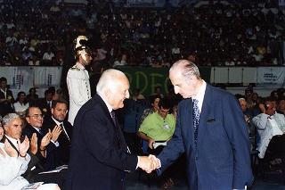 Intervento del Presidente della Repubblica all'incontro nazionale degli adulti di Azione Cattolica tenutosi nella sede del Palazzo dello Sport a Roma