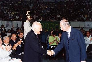 Intervento del Presidente della Repubblica all'incontro nazionale degli adulti di Azione Cattolica tenutosi nella sede del Palazzo dello Sport a Roma