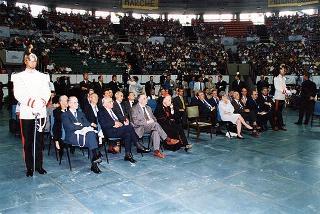 Intervento del Presidente della Repubblica all'incontro nazionale degli adulti di Azione Cattolica tenutosi nella sede del Palazzo dello Sport a Roma