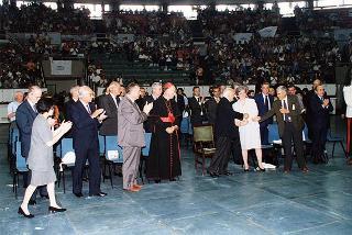 Intervento del Presidente della Repubblica all'incontro nazionale degli adulti di Azione Cattolica tenutosi nella sede del Palazzo dello Sport a Roma
