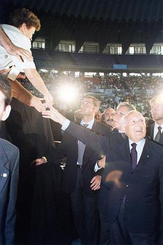 Intervento del Presidente della Repubblica all'incontro nazionale degli adulti di Azione Cattolica tenutosi nella sede del Palazzo dello Sport a Roma