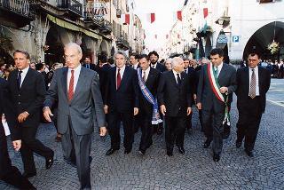 Cuneo: visita del Presidente della Repubblica in occasione dell'8° centenario di fondazione della città