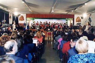 Roma, Scuola elementare "Principe di Piemonte": intervento del Presidente della Repubblica all'inaugurazione dell'anno scolastico 1998-1999 e trasmissione in diretta televisiva del messaggio agli studenti
