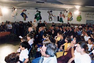 Roma, Scuola elementare "Principe di Piemonte": intervento del Presidente della Repubblica all'inaugurazione dell'anno scolastico 1998-1999 e trasmissione in diretta televisiva del messaggio agli studenti