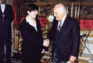 Signora Russudan Lortkipanidze, nuovo ambasciatore della Repubblica di Georgia: presentazione lettere credenziali