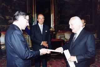 Jacques Blot, nuovo ambasciatore della Repubblica Francese: presentazione lettere credenziali