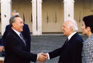Visita ufficiale in Italia del Presidente della Repubblica del Kazakhstan Nursultan Nazarbaev