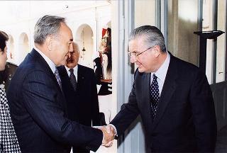 Visita ufficiale in Italia del Presidente della Repubblica del Kazakhstan Nursultan Nazarbaev