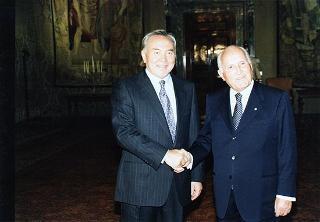 Visita ufficiale in Italia del Presidente della Repubblica del Kazakhstan Nursultan Nazarbaev