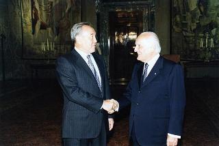 Visita ufficiale in Italia del Presidente della Repubblica del Kazakhstan Nursultan Nazarbaev