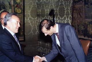 Visita ufficiale in Italia del Presidente della Repubblica del Kazakhstan Nursultan Nazarbaev