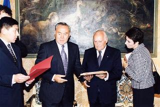 Visita ufficiale in Italia del Presidente della Repubblica del Kazakhstan Nursultan Nazarbaev